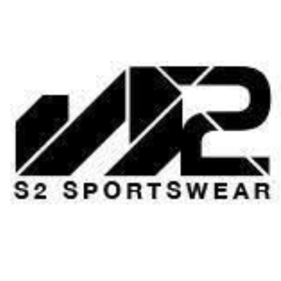 S2 Sportswear Black Mesh Insert Leggings Size Medium - Picture 7 of 7